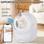 Intelligent cat litter box, automatically eliminates odors, application control, supports multiple cats with 5G and 2.4G WiFi - Korvel