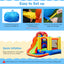 Casa Inflable de Deslizamiento de Agua Gbruno con Piscina y Cañón