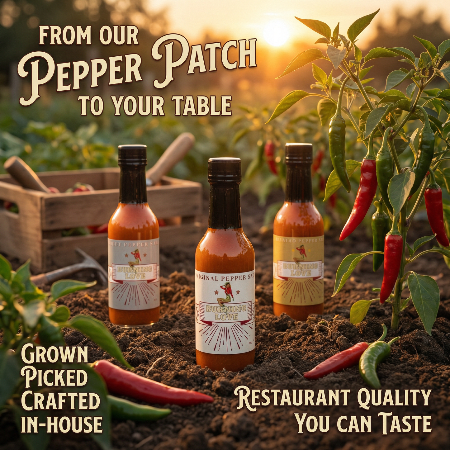 Juego de Regalo de Salsa Picante 3-Pack - Original, Habanero y Dulce Calor