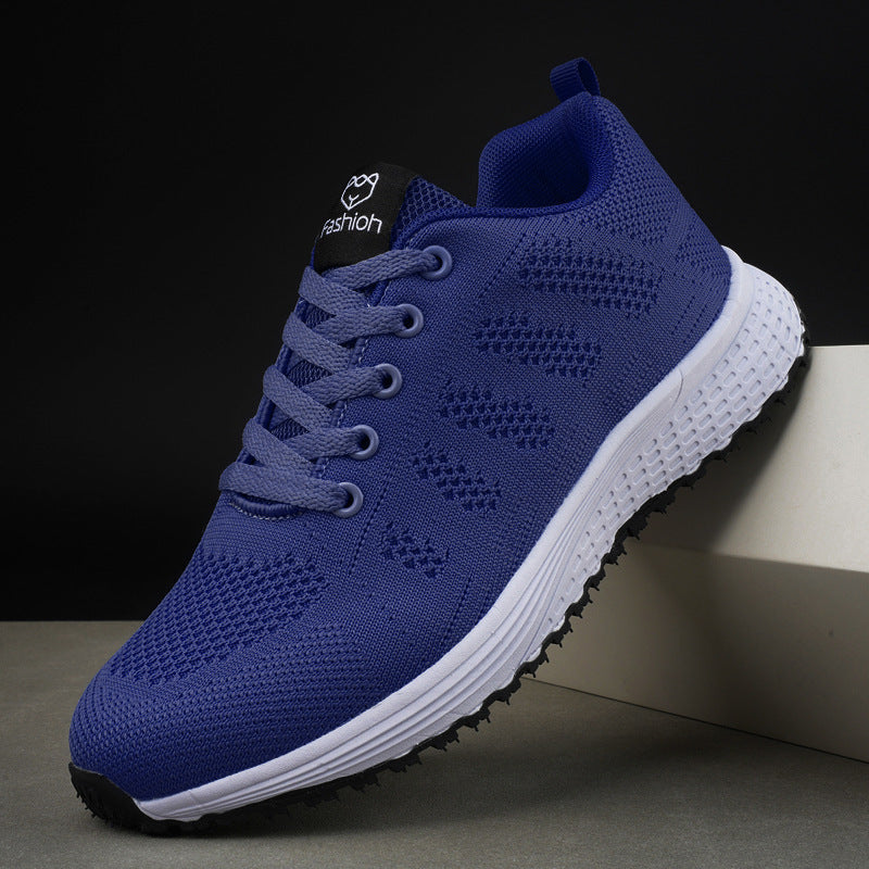 Plus Size Women's Fly-Knit Mesh Sneakers