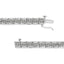 .925 Sterling Silver Diamond Miracle Plate Link Bracelet