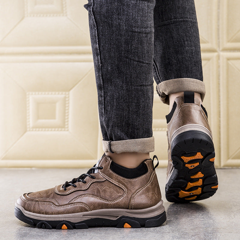 Bottes d'hiver pour hommes à la cheville pour un confort en extérieur