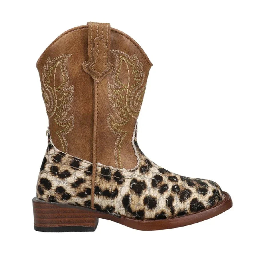 Vibrant Leopard Print Boots for Girls | Roper - Korvel