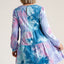 Colorful Plus Size Boho Chic Long Sleeve Dress