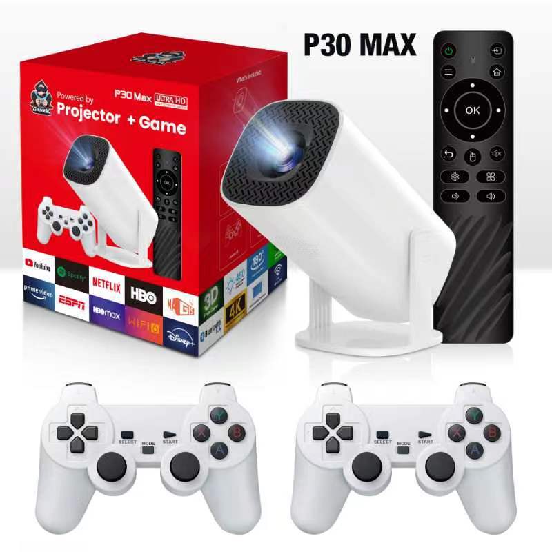 Proyector de Juegos 4K de Alta Definición Square P30max