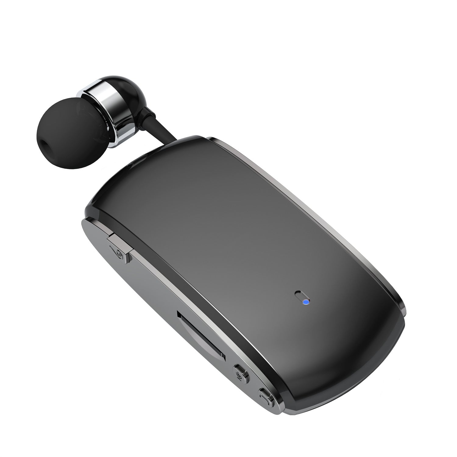K68 New Collar style Bluetooth Earphones MP3 Earphones Wireless Telescopic Cable Single Ear Card Insertion Recording Earphones - Korvel