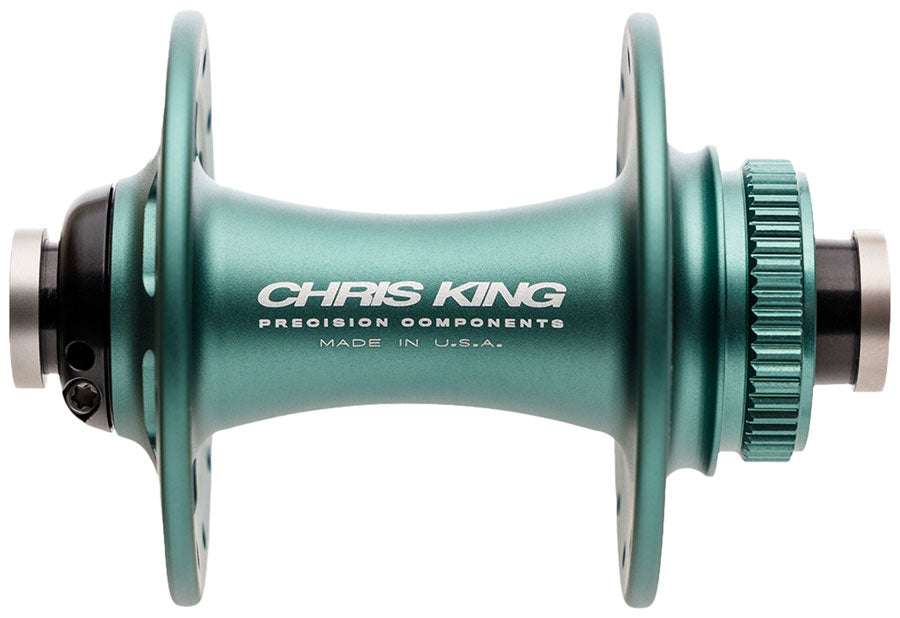 Moyeu avant Chris King R45D - 12 x 100 mm Center-Lock Matte Jade 32H