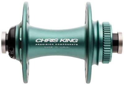 Chris King R45D Front Hub - 12 x 100mm Center-Lock Matte Jade 32H