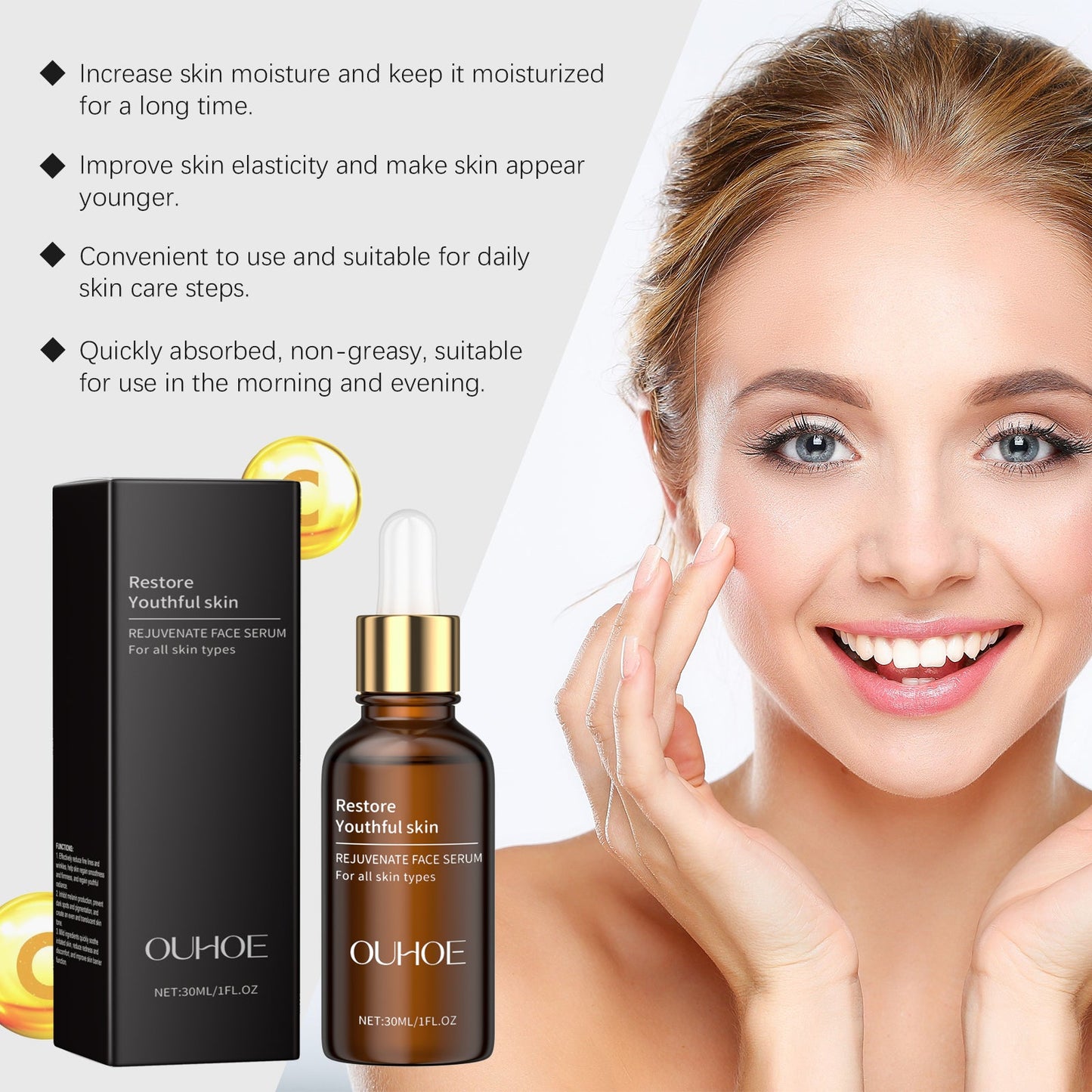 Facial Treatment Essence Purifies Facial Skin With Gentle Hydrating Care, Soft Moisturizing And Radiant Essence - Korvel