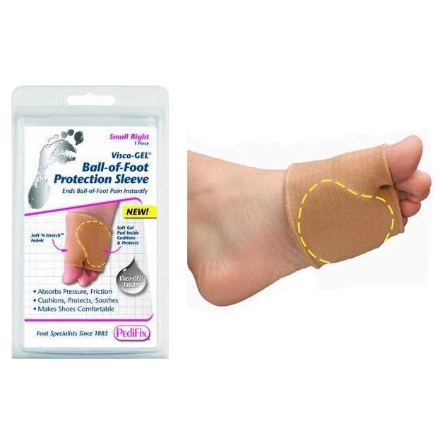 Manga de Protección de Gel Viscoelástico para la Parte delantera del Pie PediFix - Grande Izquierda
