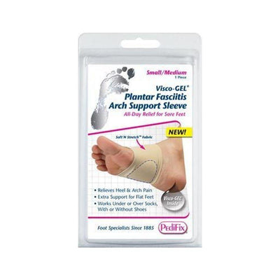PediFix Plantar Visco-Gel Sleeve Arch Support - Small/Medium