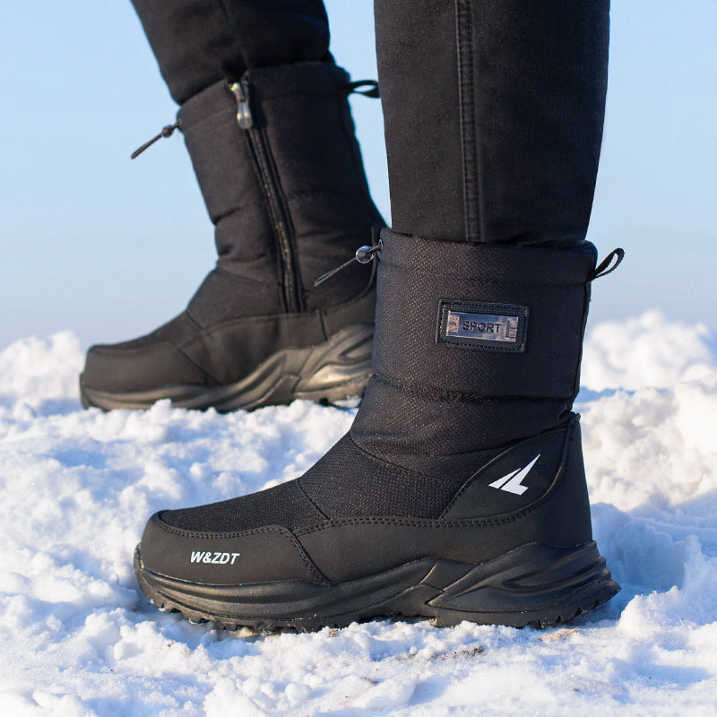 Bottes d'hiver imperméables antidérapantes pour hommes