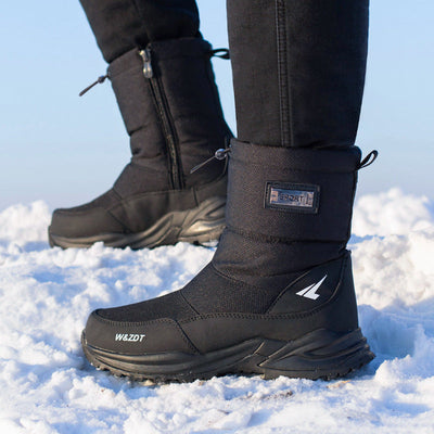 Bottes d'hiver imperméables antidérapantes pour hommes