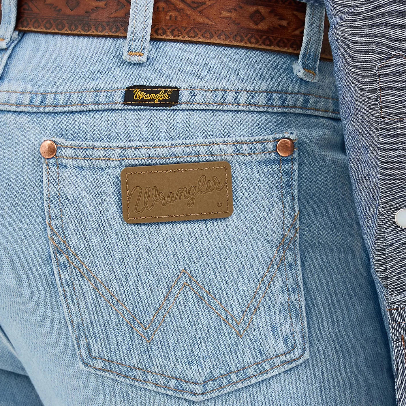 Wrangler Men's Slim Fit Bleach Wash Jeans - Korvel