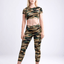 JupiterGear Crop Top à Manches Courtes