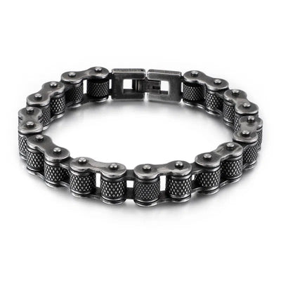 Bicycle Bracelet Titanium Steel Personalized Men's Motorcycle Chain Accessories - Korvel