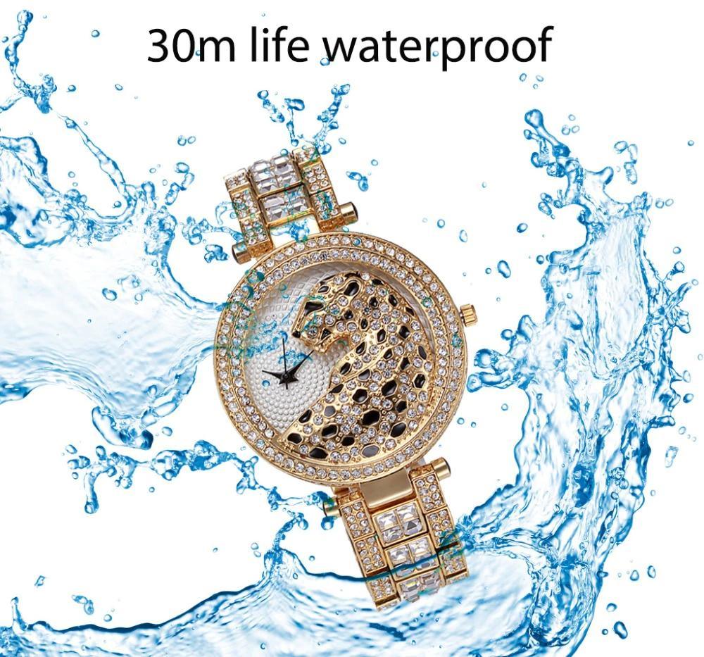 Montre à Quartz Élégante pour Femme avec Accents en Cristal