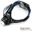 Lampe frontale LED zoomable premium - 5000LM T6
