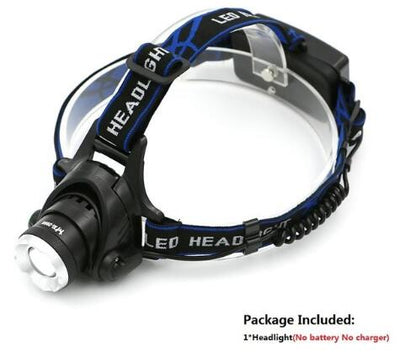 Premium Zoomable LED Headlamp Lantern - 5000LM T6