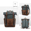 Bolsa de Viaje de Lona Impermeable Vintage con Cera de Aceite