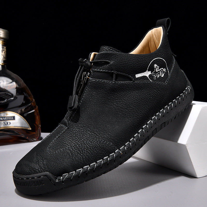 Premium Casual Men's Leather Shoes for Travel