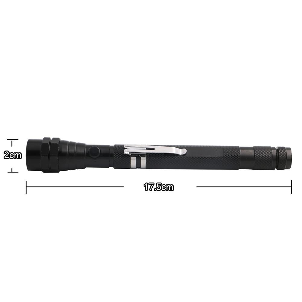 Tactical Handheld LED Flashlight with Magnetic Head