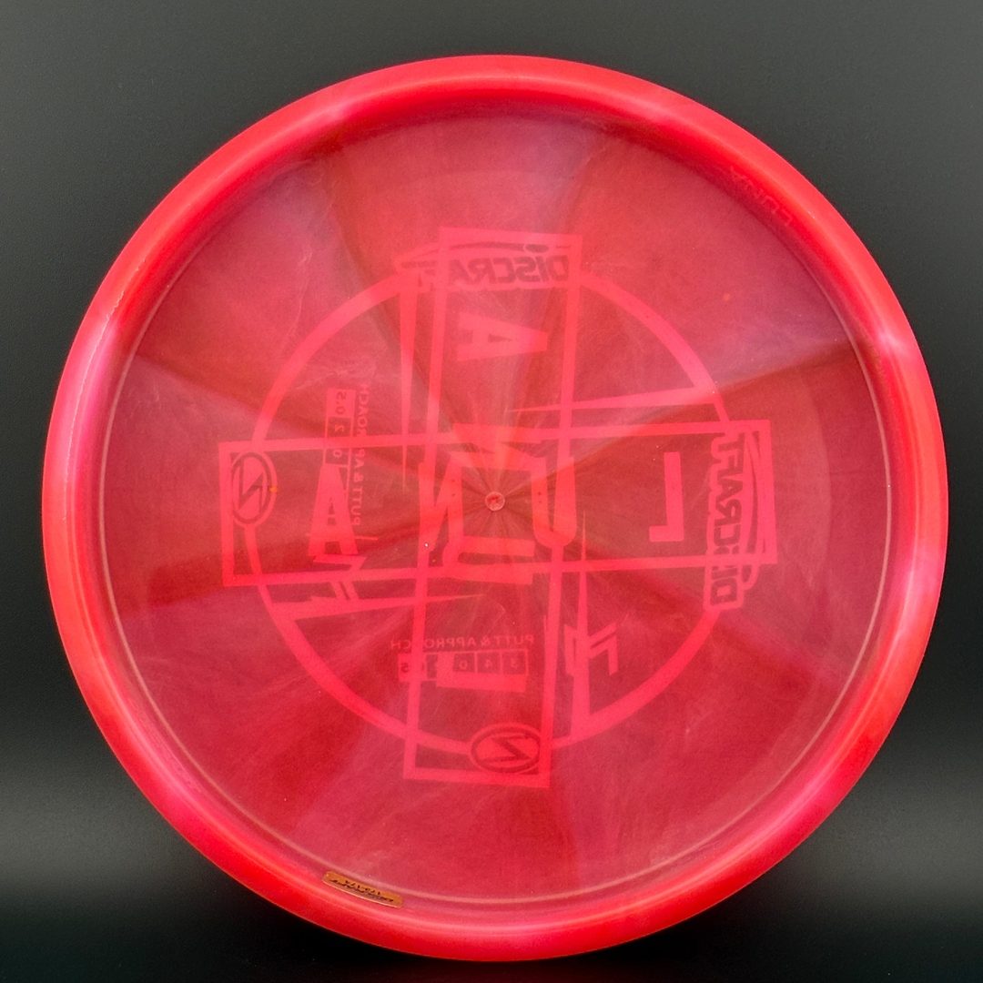 Z Swirl Luna - Stock Z Stamp - Misprint