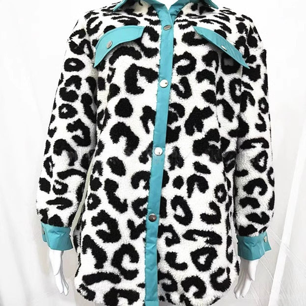 Abrigo de Camisa con Solapa Euro-Americano Otoño/Invierno