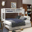 Cama litera con cama nido - Blanca