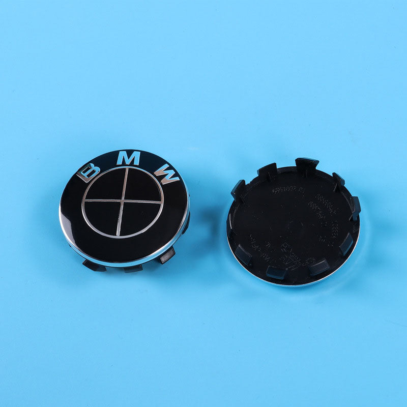 Suitable for BMW front and rear standard wheel hub covers 56/68mm 3 Series 5 Series X1X5X6M logo co branded center cover logo - Korvel