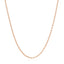 18k Rose Gold Oval Link Chain - 1.5mm