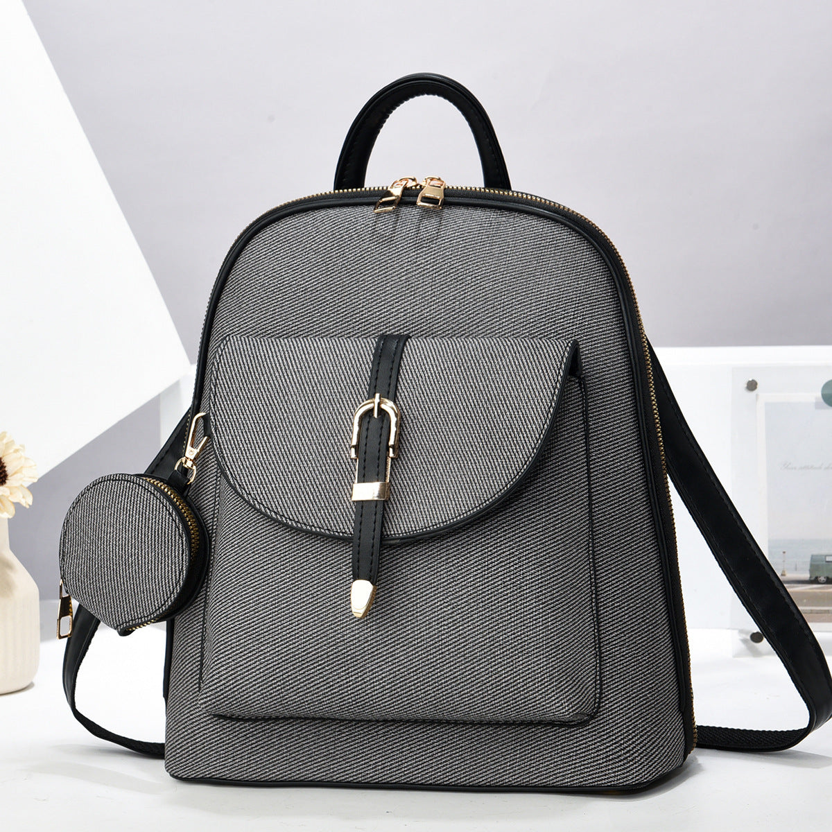 Sac à dos de voyage polyvalent à une épaule pour femmes