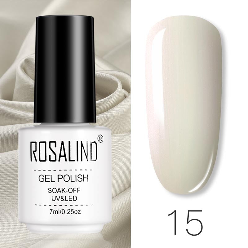 ROSALIND Gel Polish Set Manicure for Nails Semi Permanent Vernis top coat UV LED Gel Varnish Soak Off Nail Art Gel Nail Polish - Korvel