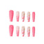 Wear The Same Type Of INS Shell Glitter Powder Spot Drill Nail Patch And Long Ballet Nail - Korvel