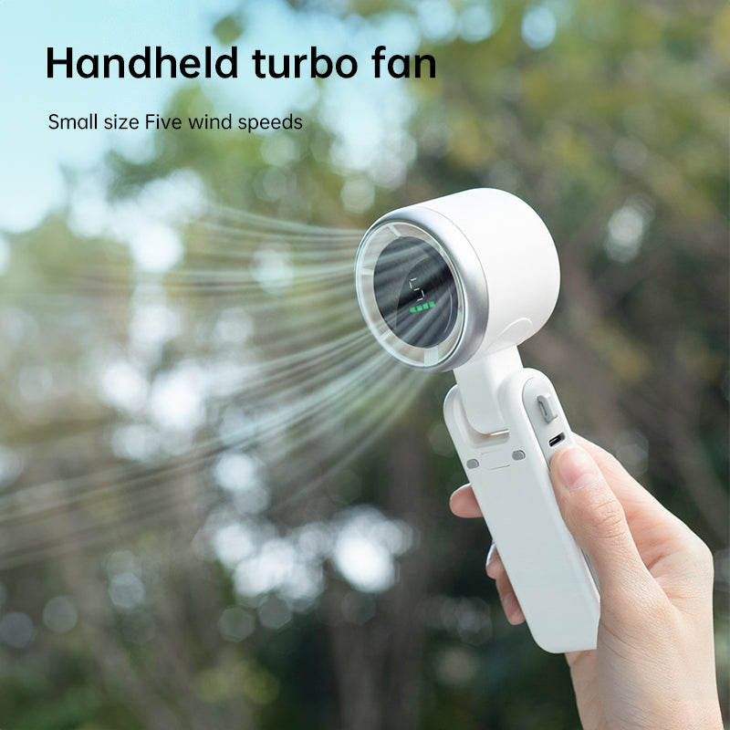Portable Electric Neck Fan - Foldable & USB Rechargeable