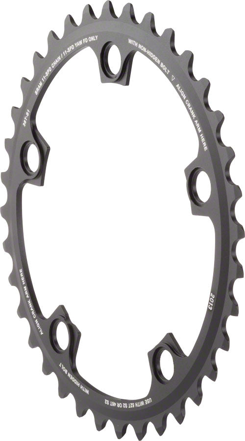 Plato de cadena SRAM de 11 velocidades 36T BCD de 110 mm - Negro