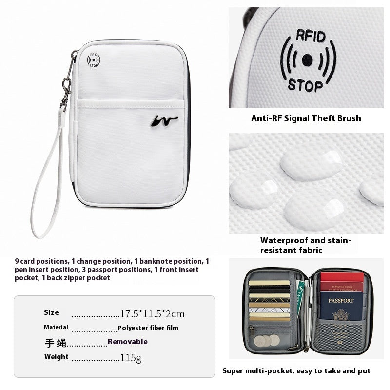 Funda de Pasaporte Antirrobo RFID Premium para Viajes