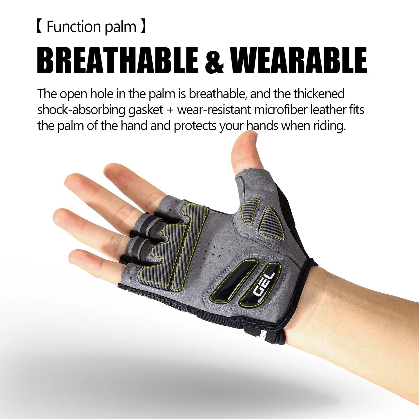 Guantes de Ciclismo de Dedos Cortos Premium para Hombres y Mujeres