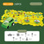 DIY assembly of children's puzzle track car with various scenarios city map construction electric puzzle track car - Korvel