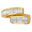 Collar de Pendiente de Diamante de Moda en Oro Amarillo de 14K