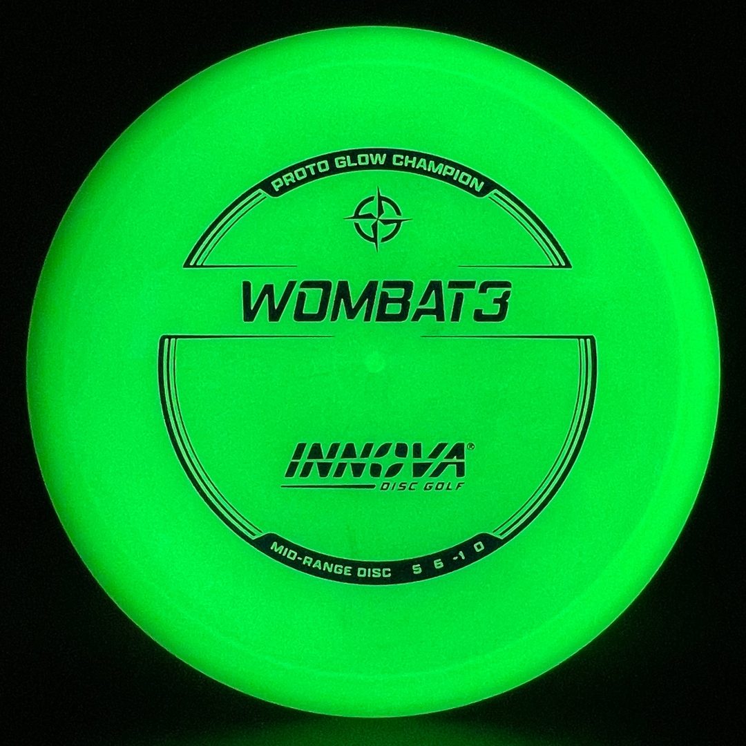 Proto Glow Champion Wombat3 Disco de Golf