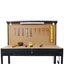 Premium Steel Workbench with Drawer and Peg Board