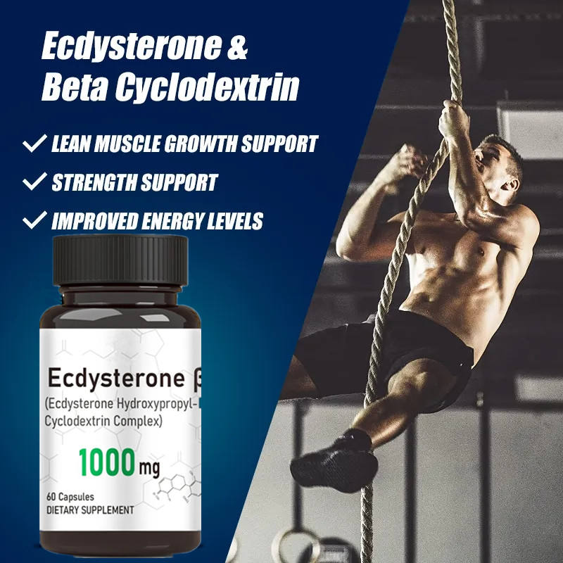 Premium Ecdysterone Capsules with Hydroxypropyl Cyclodextrin