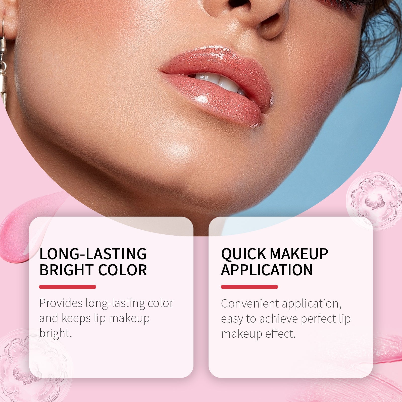 Pheromone Charm Lip Gloss, Feminine Feminine Feminine Lift Trend Makeup Bright Color Non-Fading Lipstick - Korvel