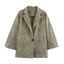 Elegant Embroidered Blazer and Straight Pants Set Style - Korvel