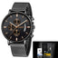 LIGE Fashion Mesh Strap Waterproof Men's Watch - Korvel