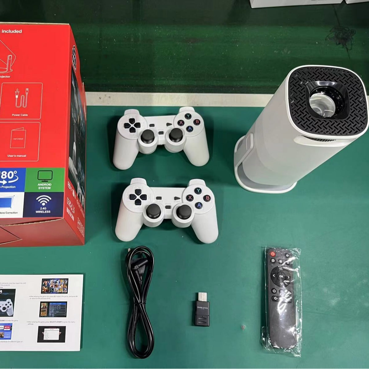 Proyector de Juegos 4K de Alta Definición Square P30max