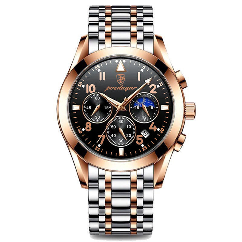 New Black Technology Men's Watch Male Student Korean Fashion Trend Quartz Watch - Korvel
