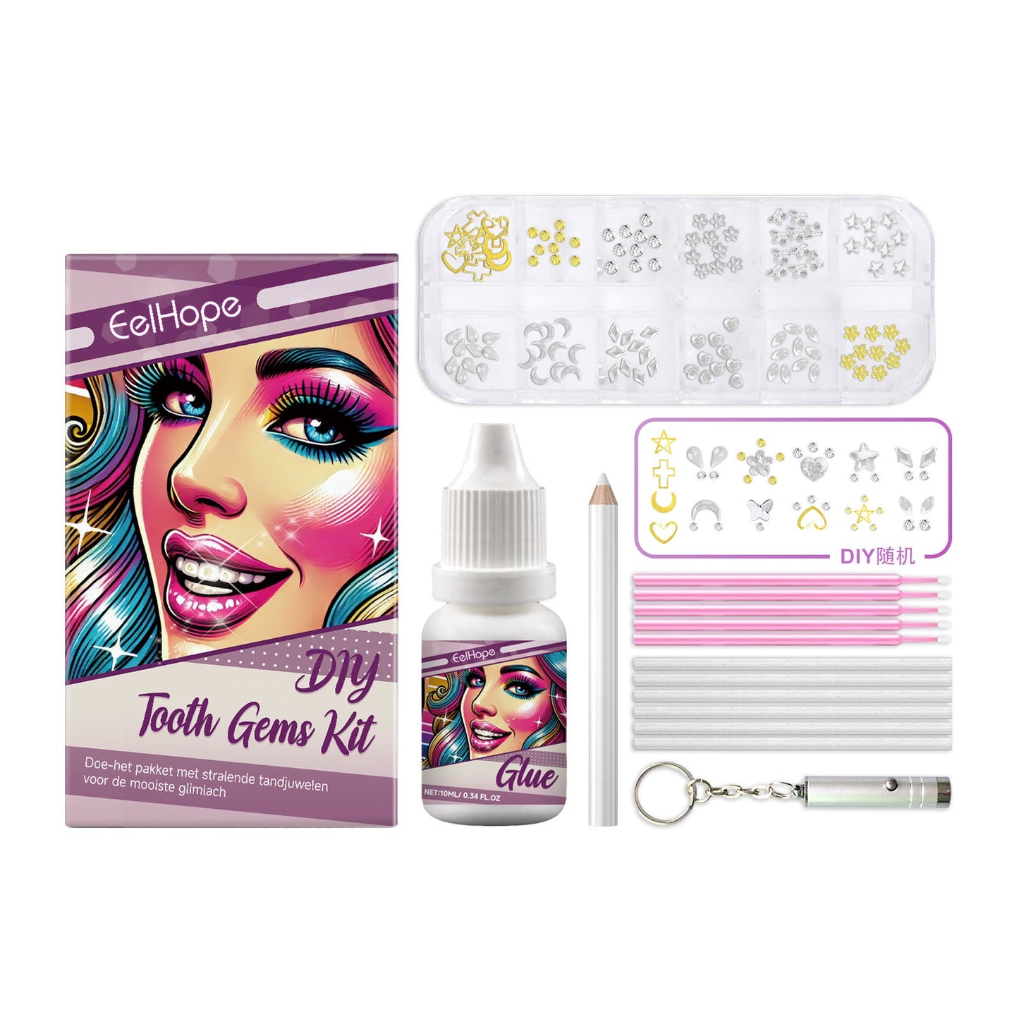 Diy Fashion Dental Set Creative Diy Fashion Dental Set Smile Confidence Dental Drill Set - Korvel