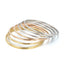 Elegant Multi-Layered 3mm Circular Ring Bracelet